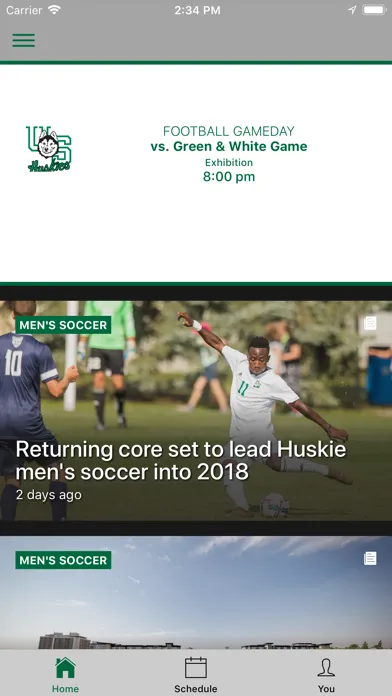 Huskie Athletics Screenshots