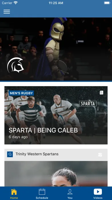 Capturas de tela do Trinity Western Spartans