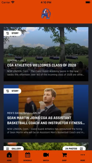 CGA Athletics应用截图