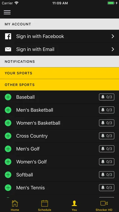 Tangkapan skrin Go Shockers