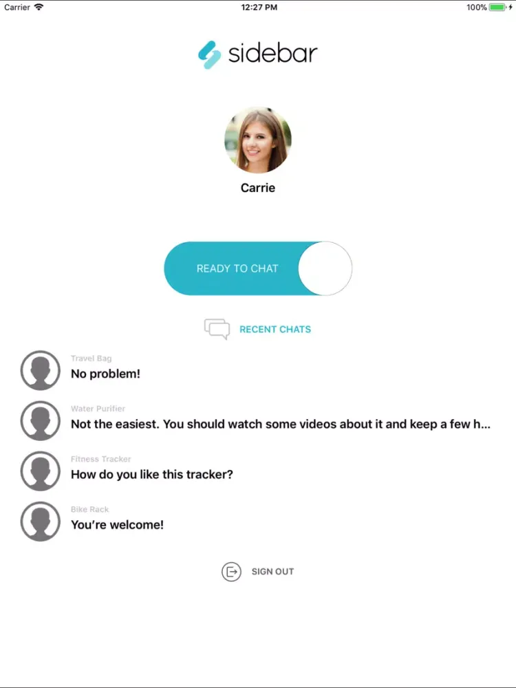 Sidebar - Real Product Reviews iPad 应用截图