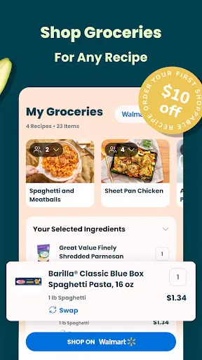 SideChef: Recipes & Meal Plans应用截图