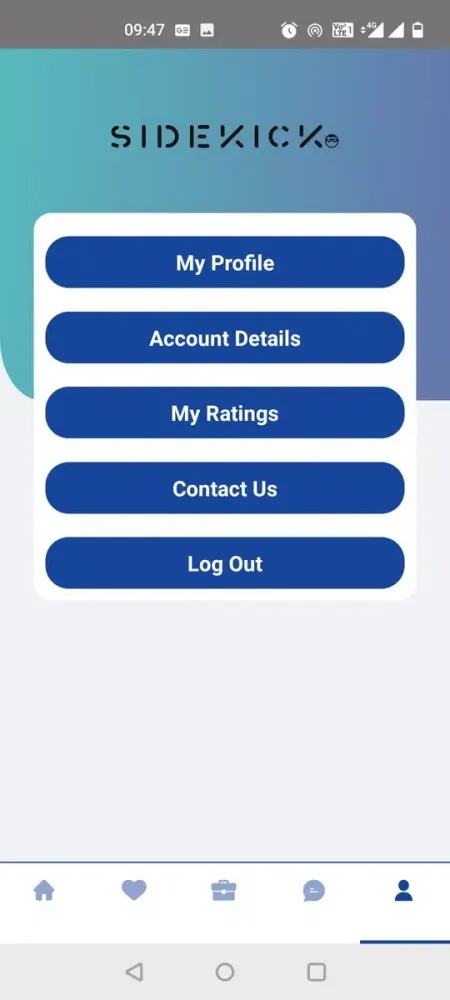 Zrzuty ekranu Sidekick Professional App