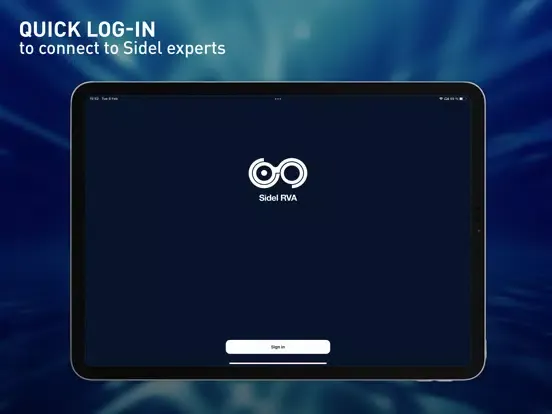 Tangkapan layar Sidel RVA iPad 