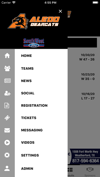 Aledo Bearcats Athletics Screenshots
