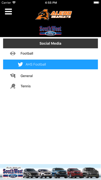 Aledo Bearcats Athletics Screenshots