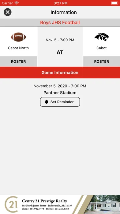 Cabot Panthers Athletics स्क्रीनशॉट