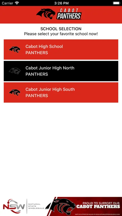 Cabot Panthers Athletics स्क्रीनशॉट