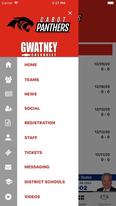 Cabot Panthers Athletics स्क्रीनशॉट
