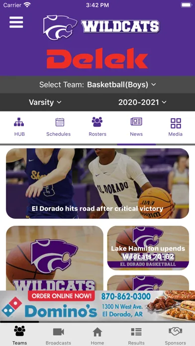 Capturas de pantalla de El Dorado Wildcats Athletics