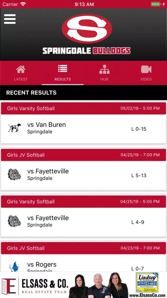 Springdale Bulldogs Athletics سکرین شاٹس