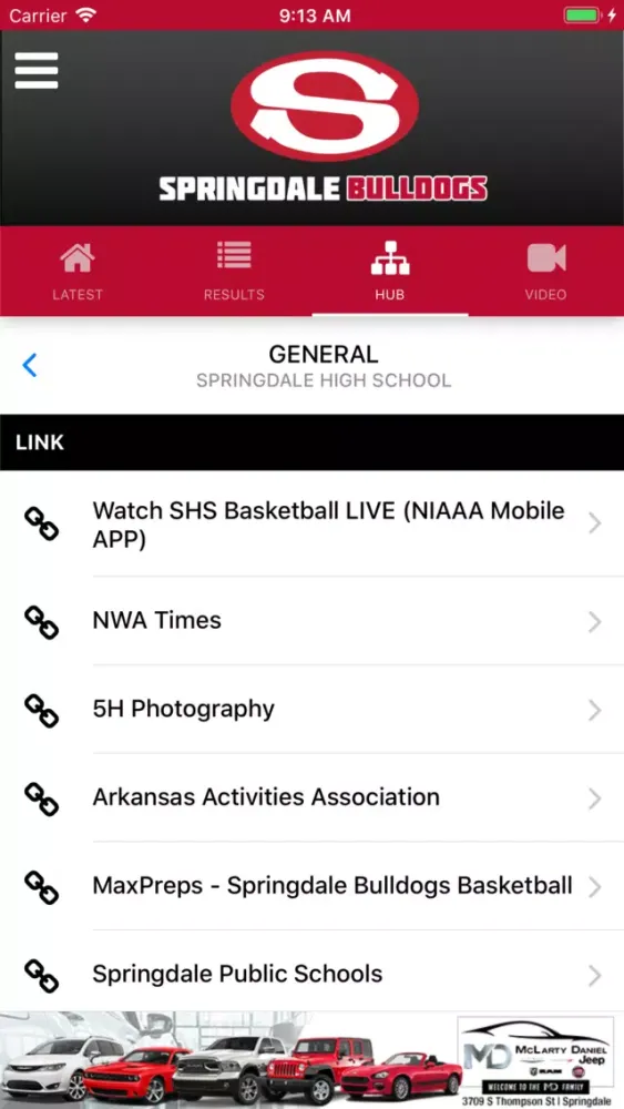 Springdale Bulldogs Athletics سکرین شاٹس