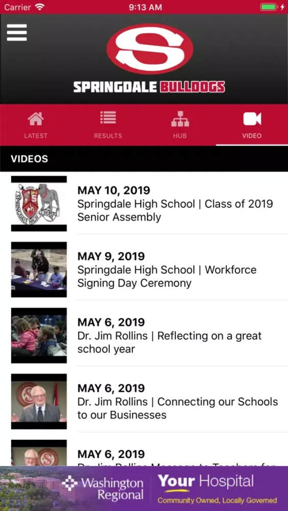 Springdale Bulldogs Athletics سکرین شاٹس