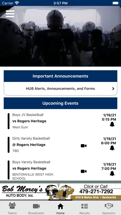 Captures d'écran de Bentonville West Wolverines