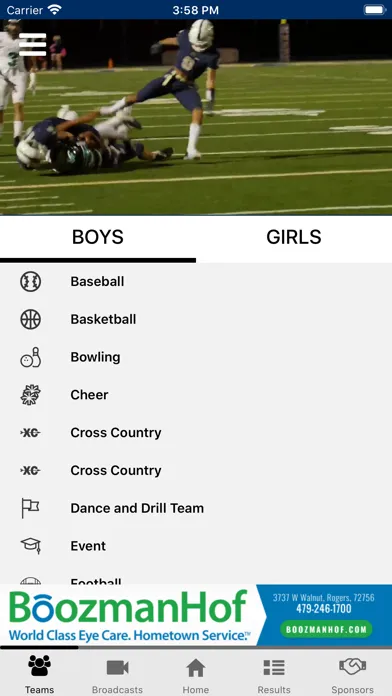 Captures d'écran de Bentonville West Wolverines