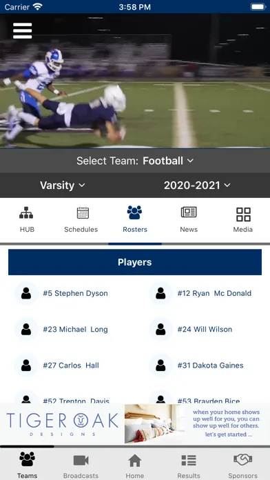 Captures d'écran de Bentonville West Wolverines