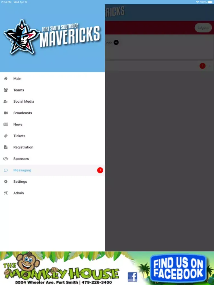 Southside Mavericks Athletics iPad  Screenshots