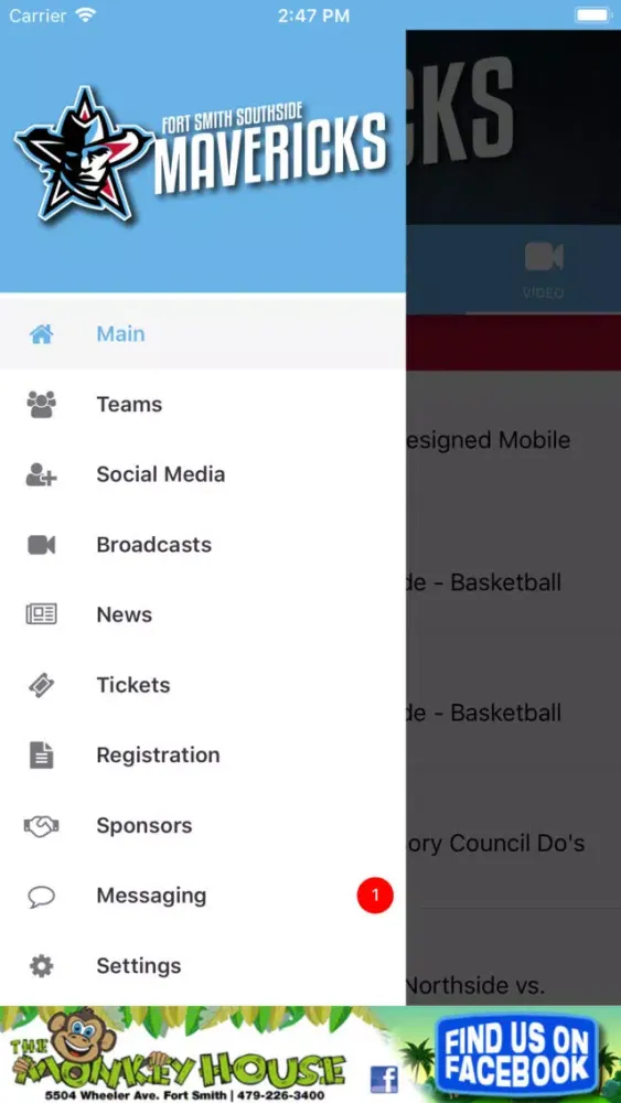 Southside Mavericks Athletics Screenshots