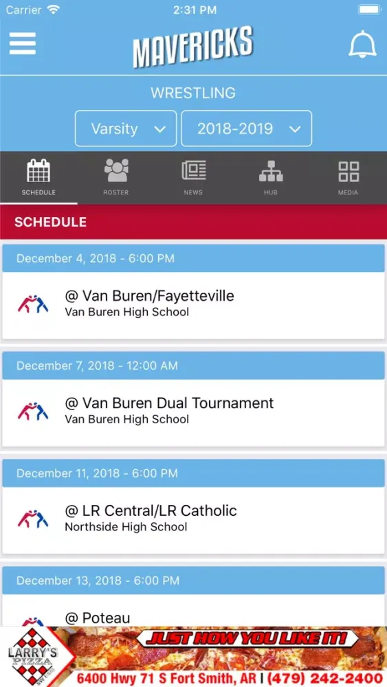 Southside Mavericks Athletics Screenshots