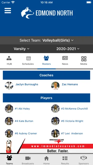 Capturas de pantalla de Edmond Athletics
