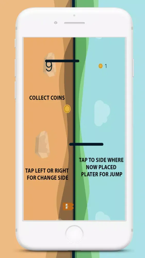 Ảnh chụp màn hình của Sidely : Runner reverse game