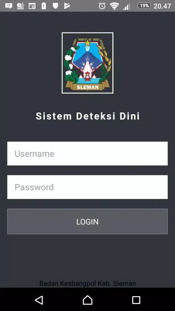 Tangkapan layar Sideni