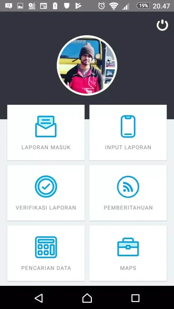 Tangkapan layar Sideni