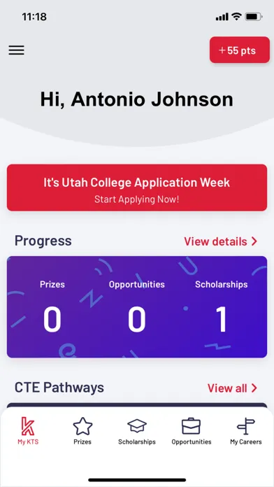 Zrzuty ekranu Keys to Success Utah