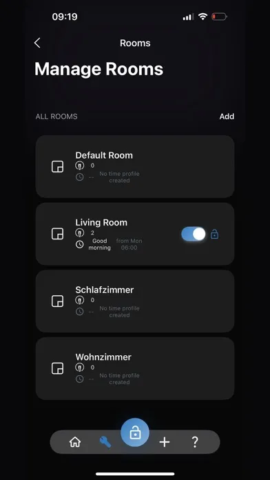 Capturas de pantalla de SIEGENIA HomeConnect