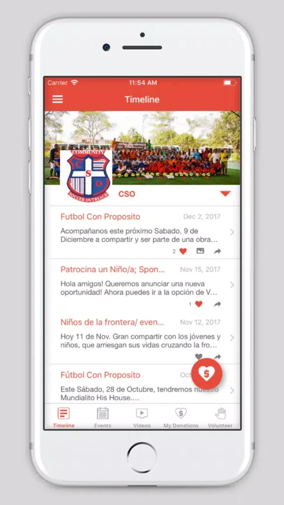 Captures d'écran de CSO App