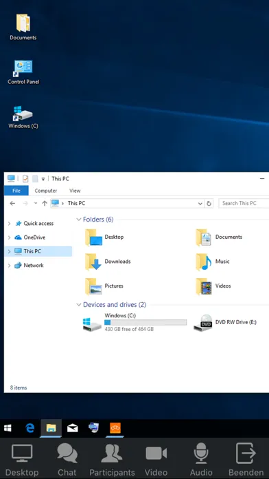 Скриншоты OpenScape Web