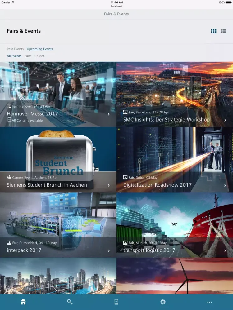 Siemens Fairs & Events iPad 应用截图