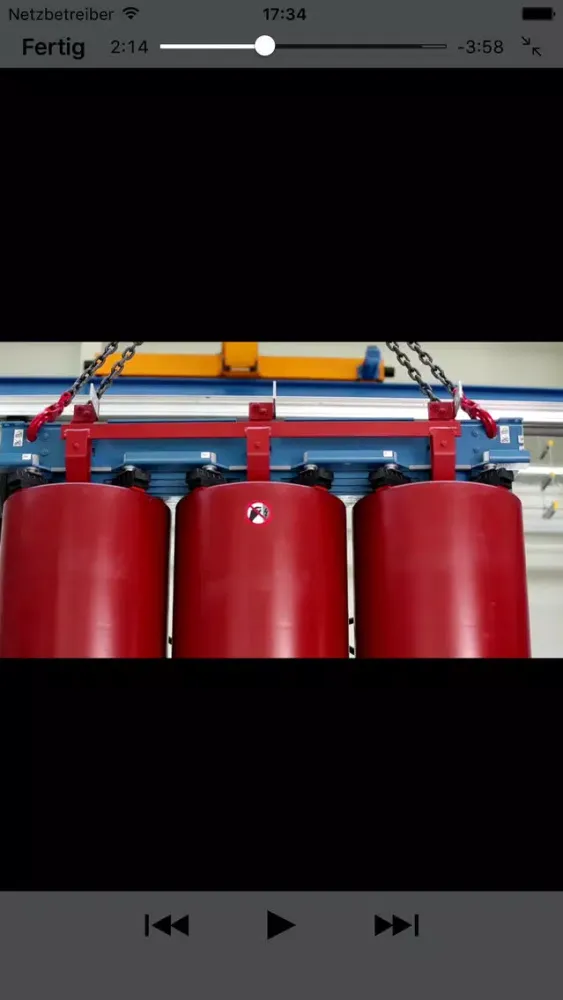 Capturas de tela do GEAFOL - Dry Cast-Resin Transformers - Operating Instructions
