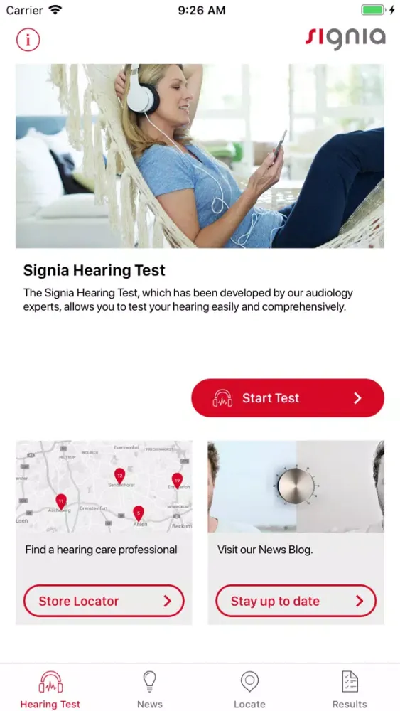 Signia Hearing Test स्क्रीनशॉट