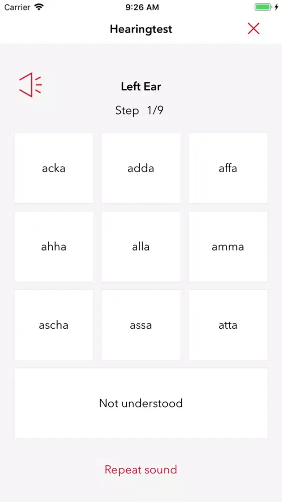 Signia Hearing Test स्क्रीनशॉट