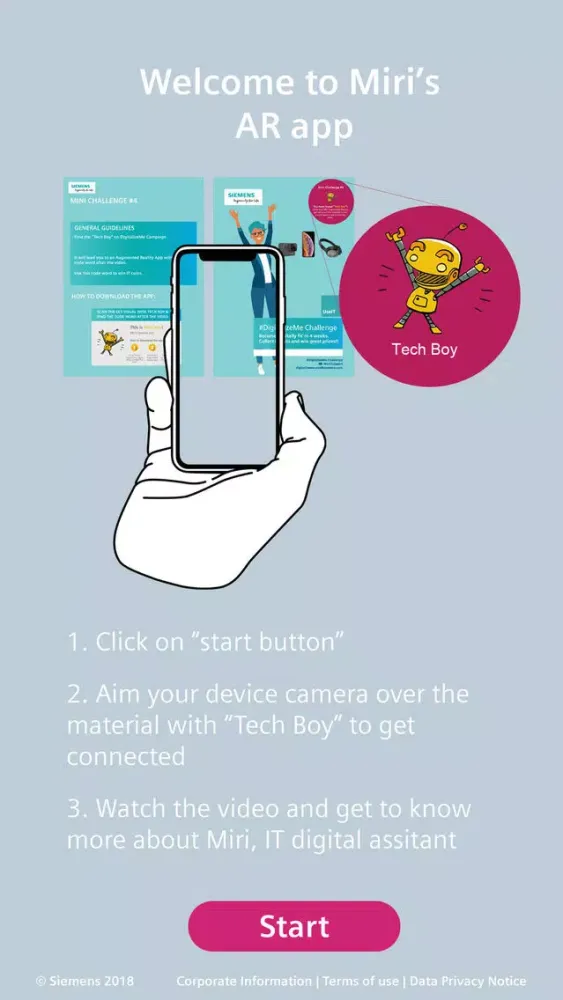 Tangkapan layar Miri Augmented Reality