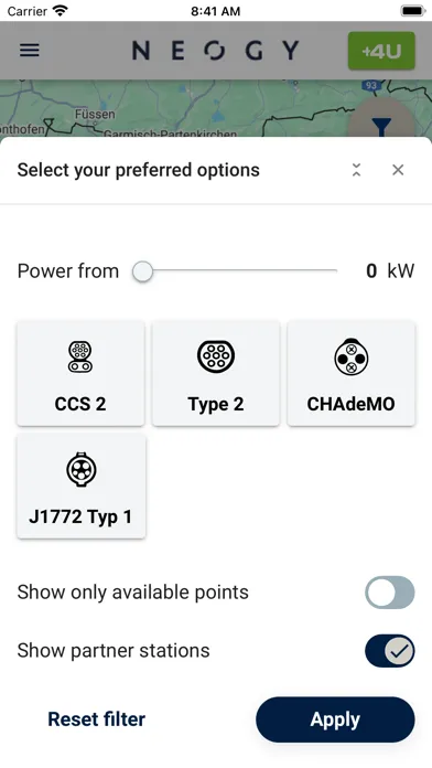 Neogy Mobility Screenshots