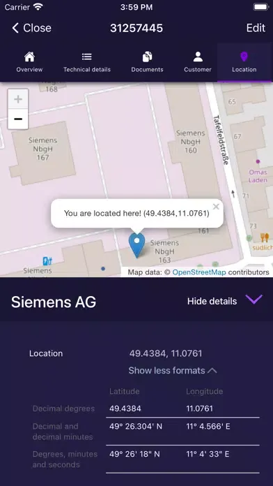 Tangkapan skrin Energy Assets