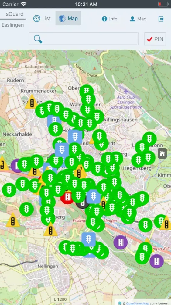 Zrzuty ekranu Siemens sGuard