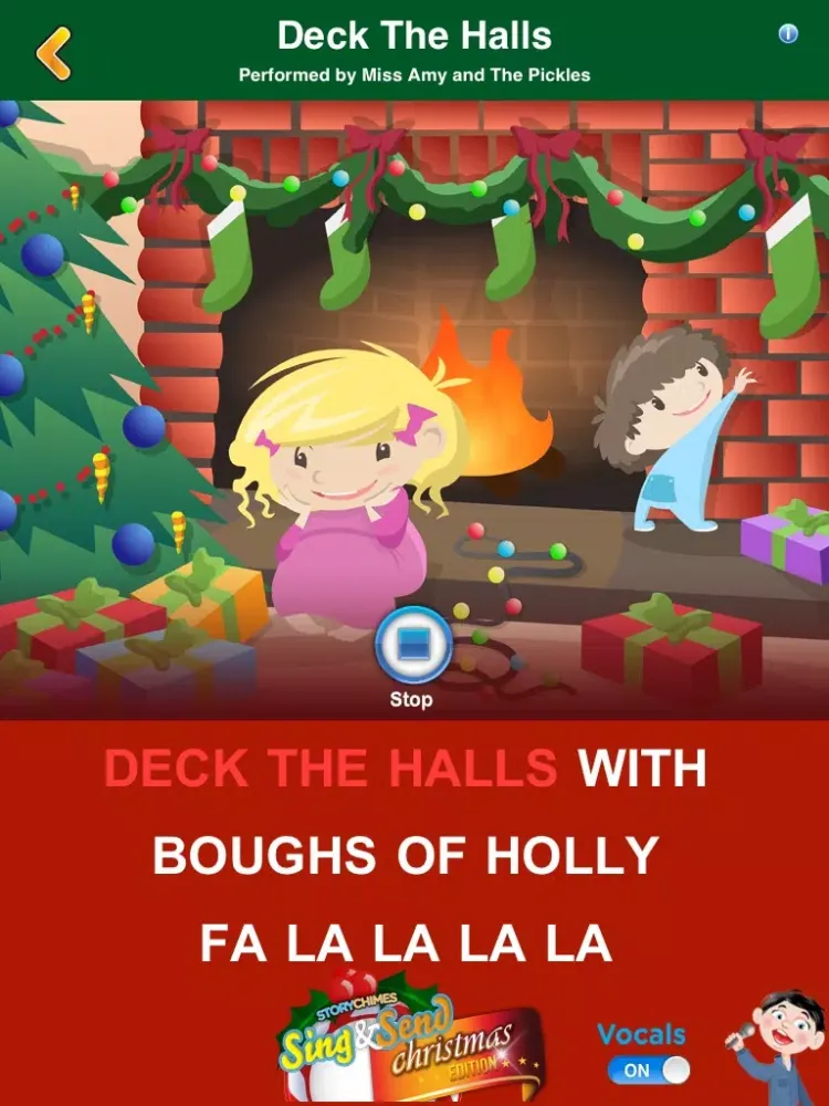 Скриншоты Sing and Send Christmas StoryChimes iPad 