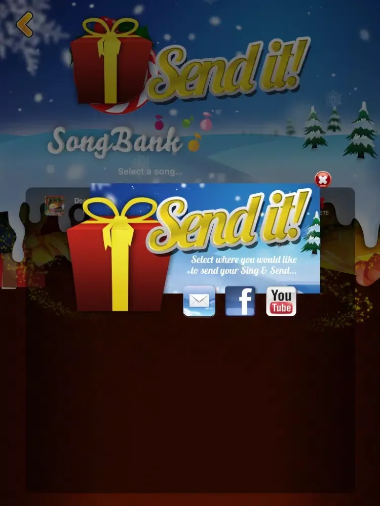 Скриншоты Sing and Send Christmas StoryChimes iPad 