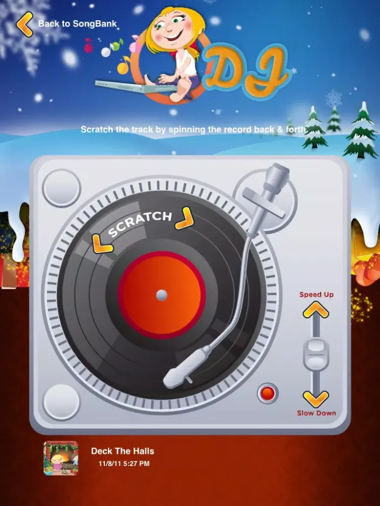 Скриншоты Sing and Send Christmas StoryChimes iPad 