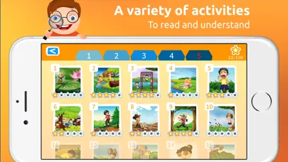Tangkapan skrin iRead: Reading games for kids