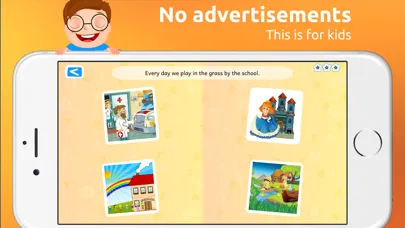 Tangkapan skrin iRead: Reading games for kids