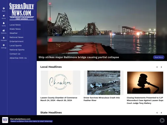 Sierra Daily News iPad  Screenshots