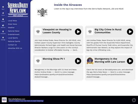 Sierra Daily News iPad  Screenshots