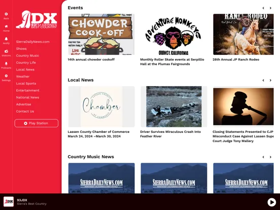 Sierra Daily News iPad  Screenshots