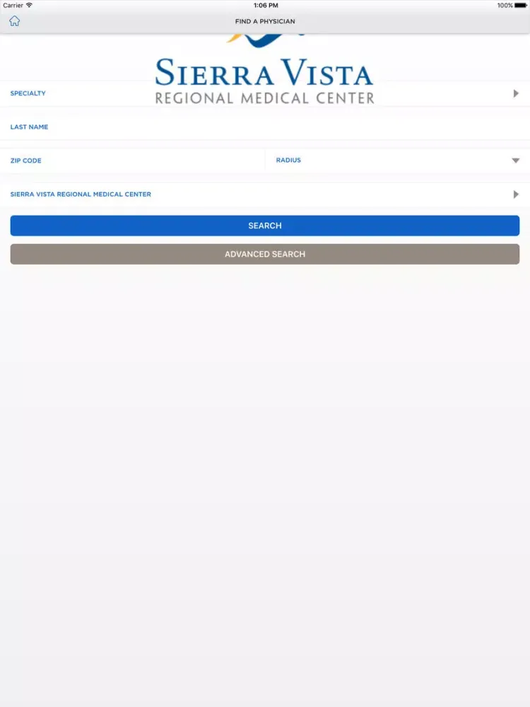 Sierra Vista Regional Medical Center iPad  स्क्रीनशॉट