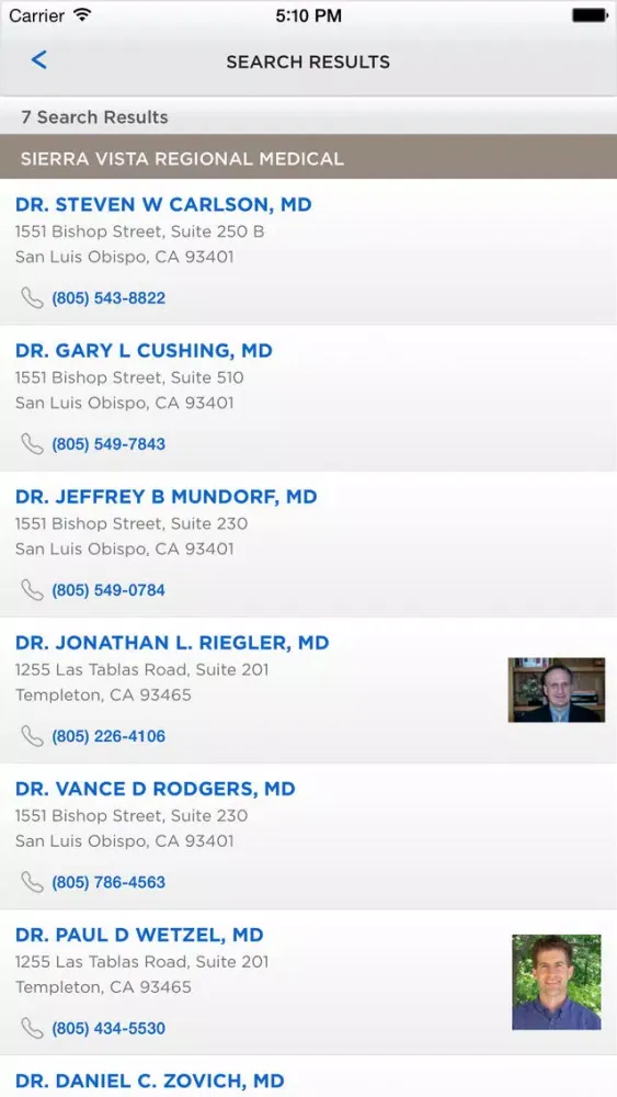 Sierra Vista Regional Medical Center स्क्रीनशॉट