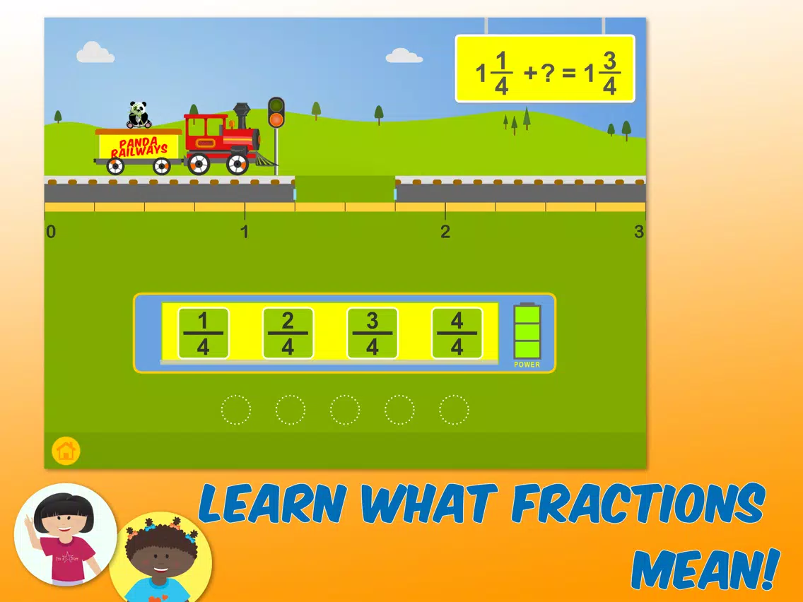 Fractions with Trains iPad 应用截图